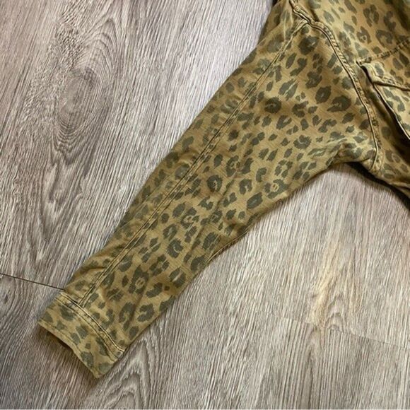 Frame cheetah print cargo jacket size small - Picture 6 of 14